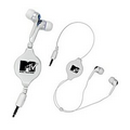 Retractable Ear Buds (Spot Color)